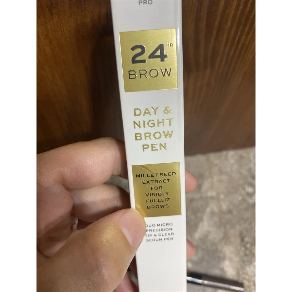 Revolution Pro 24 Brow Day &‎ Night Brow Pen Duo Warm Brown Full Size